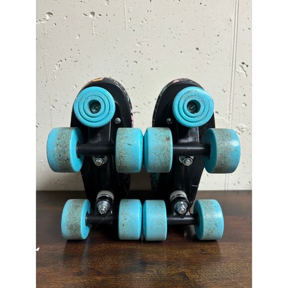 SRF Vision Canvas Blue Pink Quad Recreational Roller Blade Skates UK 3 US 4 - Picture 6 of 8